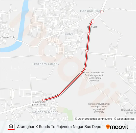 92 Bus Line Map