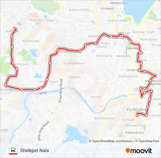 65S Bus Line Map