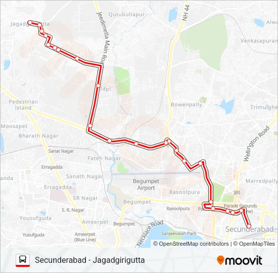 30 Bus Line Map