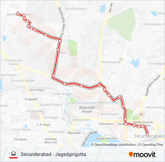 30 Bus Line Map