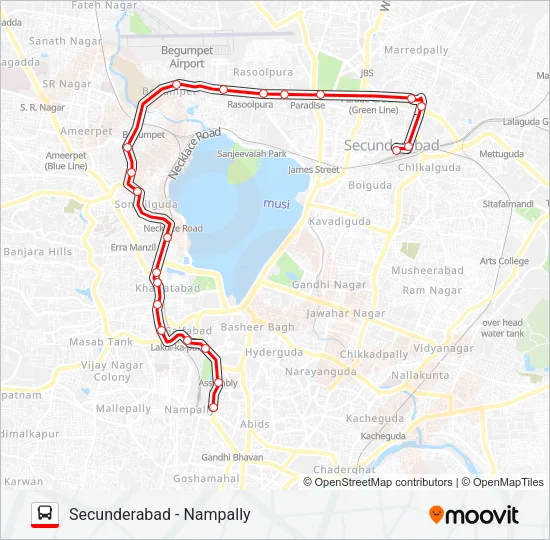 49 Bus Line Map