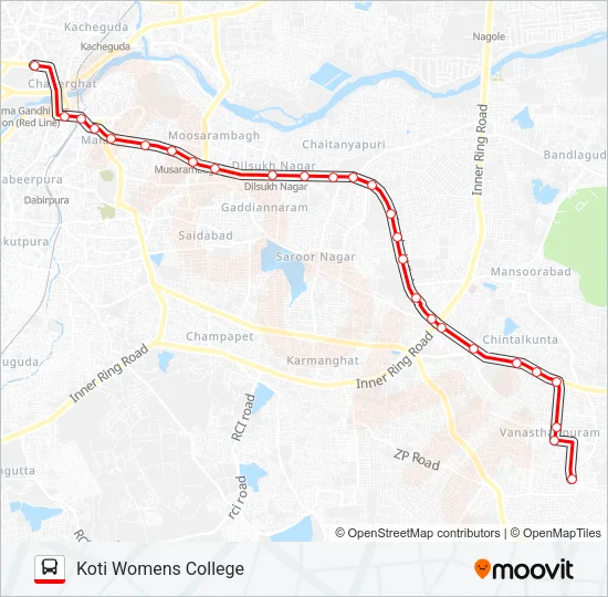 299S Bus Line Map