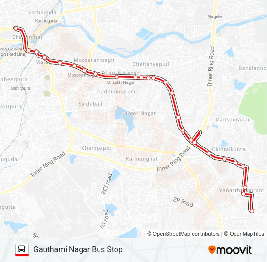 299S Bus Line Map