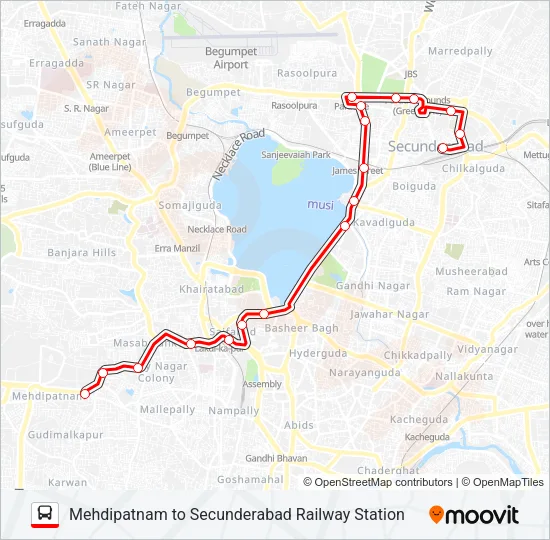 5SD Bus Line Map