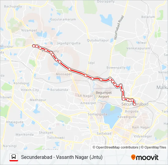 31V Bus Line Map