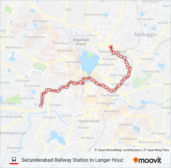 6S Bus Line Map