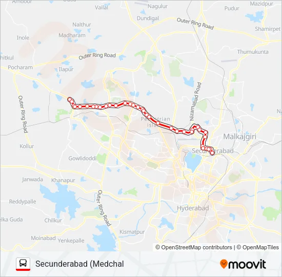 31P Bus Line Map