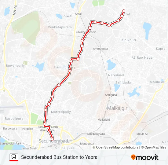 24 Bus Line Map