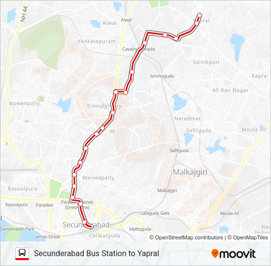 24 Bus Line Map