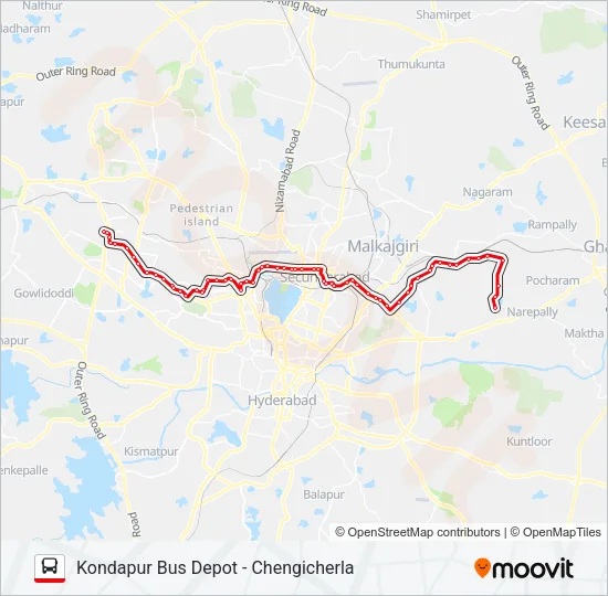 10H/250S Bus Line Map