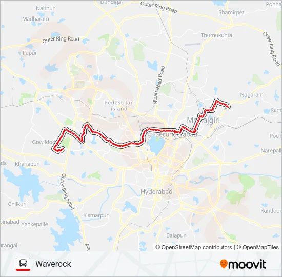 38S/47LW Bus Line Map