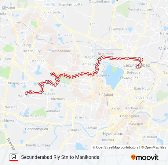 47LD Bus Line Map
