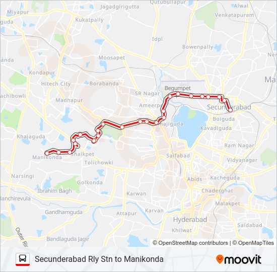 47LD bus Line Map