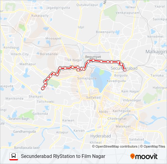 47Y bus Line Map