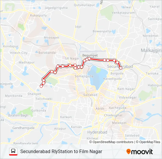 47Y Bus Line Map