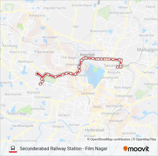 47L Bus Line Map