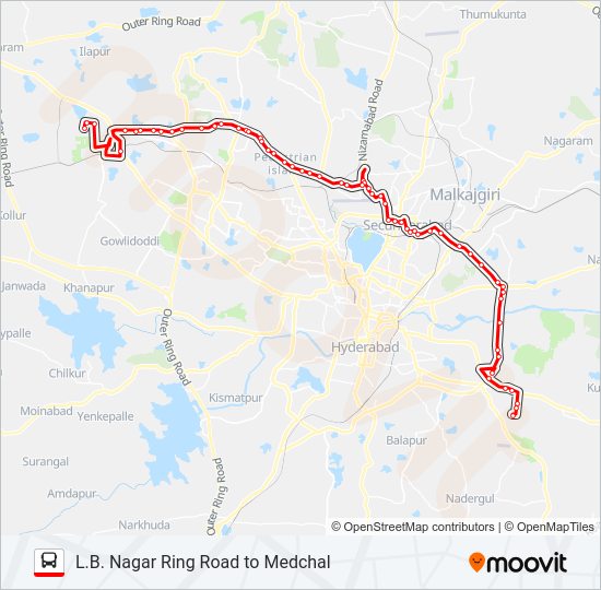 90L/229 bus Line Map