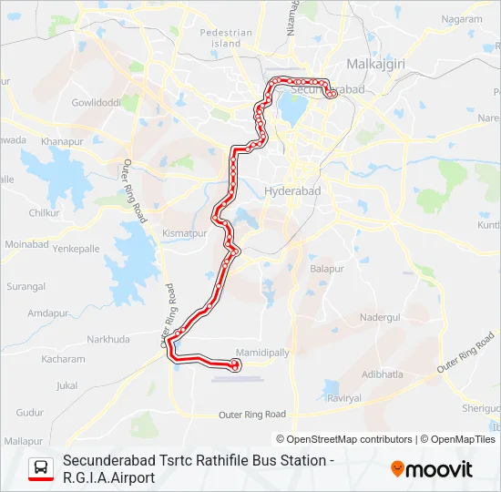 49M/251 Bus Line Map