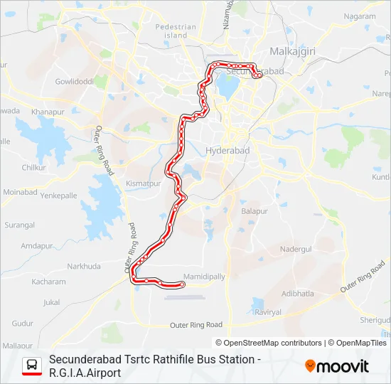 49M/251 Bus Line Map