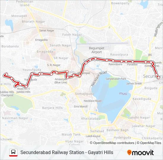 10Y/GH Bus Line Map