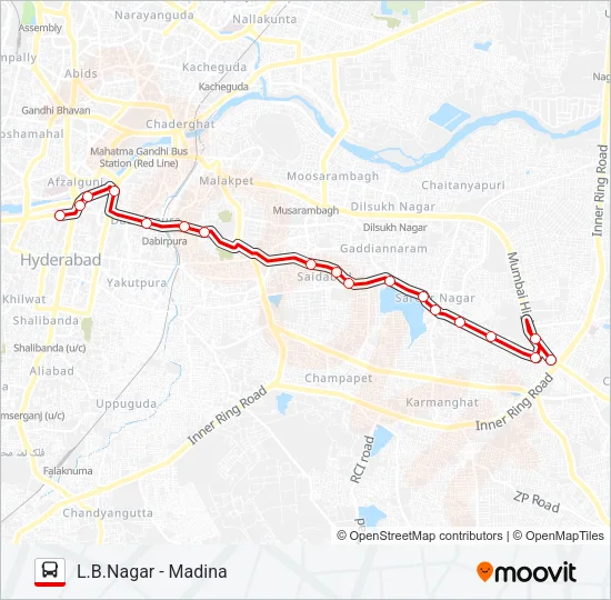 78 Bus Line Map