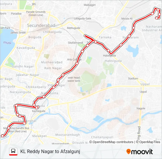 3KL Bus Line Map