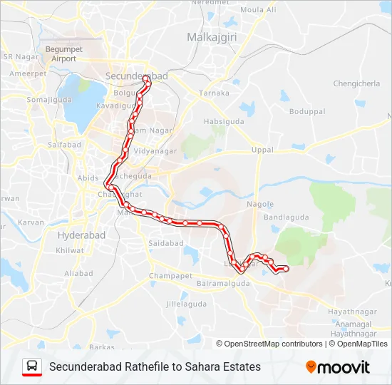 1L Bus Line Map