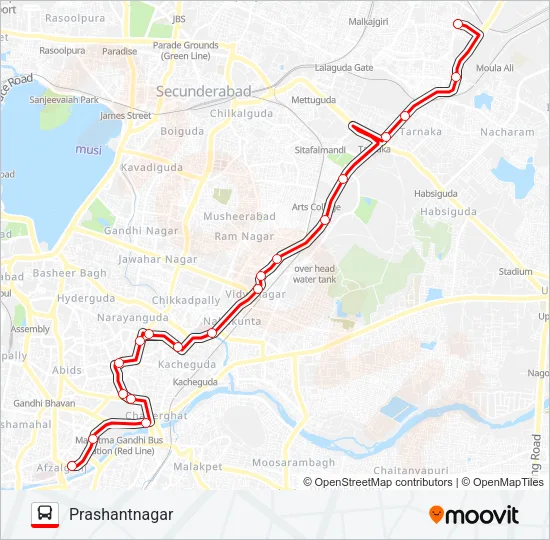 3L Bus Line Map