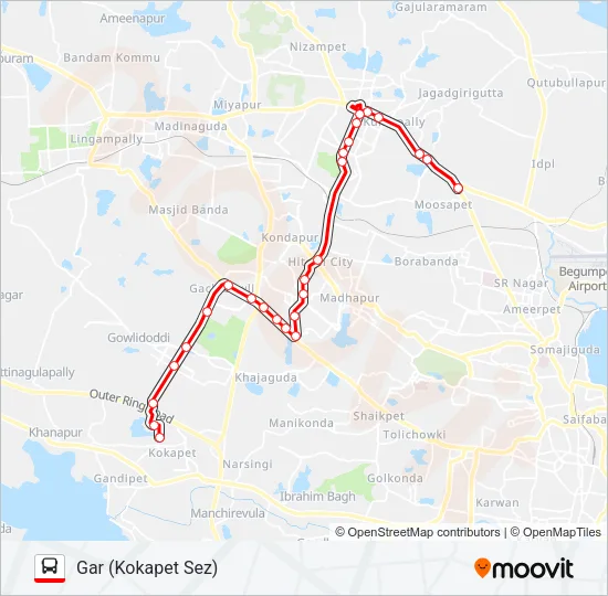 195KG Bus Line Map