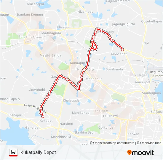 195KG Bus Line Map