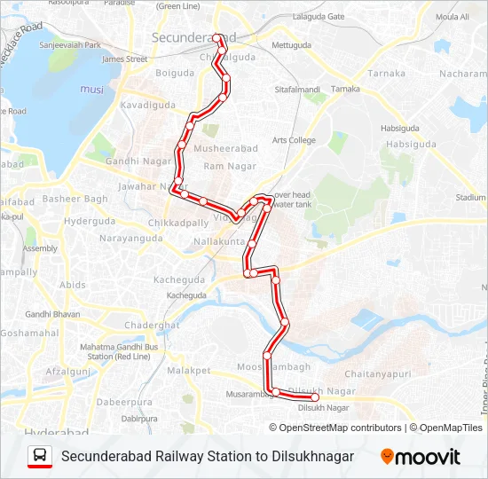 107VP Bus Line Map