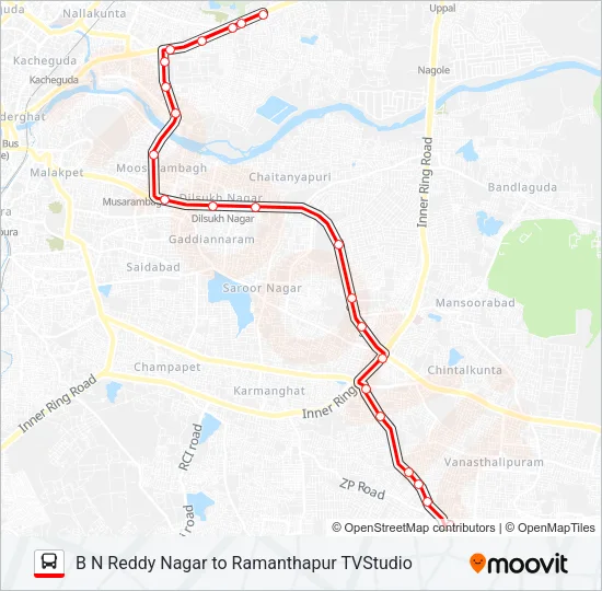 93 TV Bus Line Map
