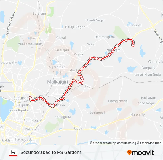242PG Bus Line Map