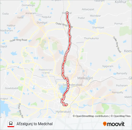 7/229 Bus Line Map