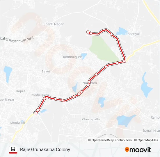 242RG Bus Line Map