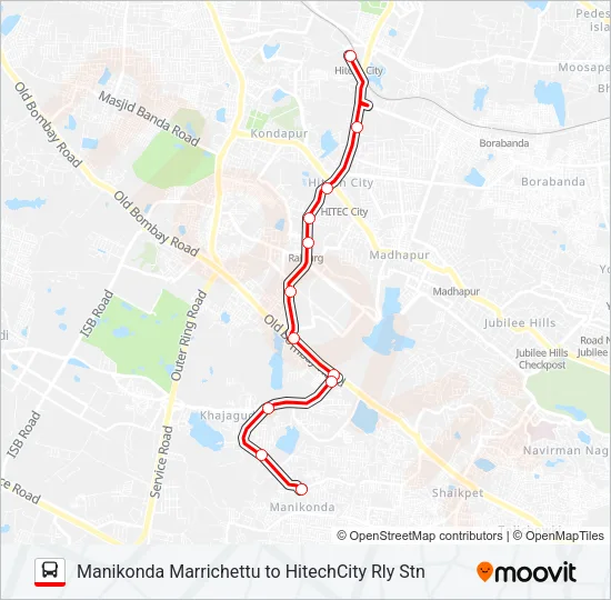 192 Bus Line Map