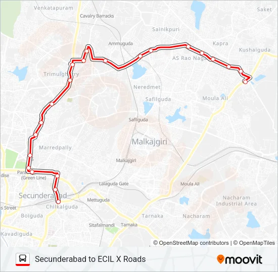 24N Bus Line Map
