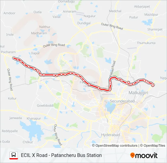 24S/219 Bus Line Map