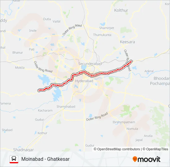 213 Bus Line Map