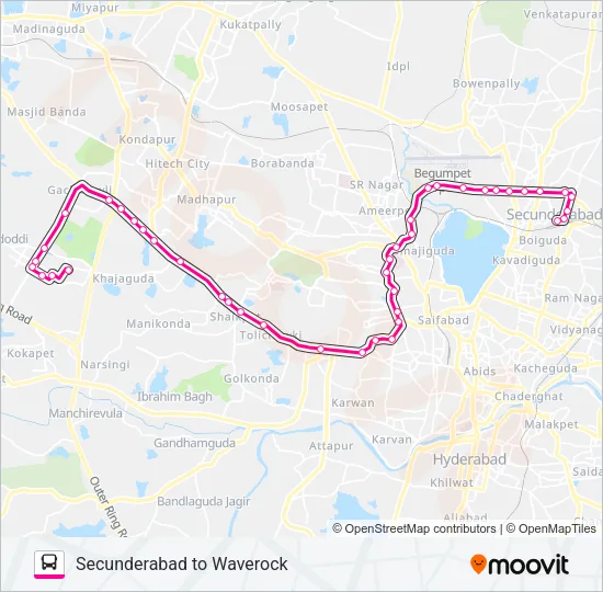 49M/216W Bus Line Map