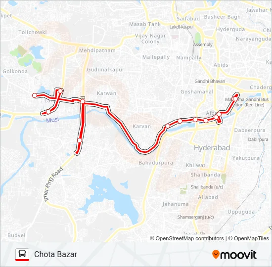 80I Bus Line Map