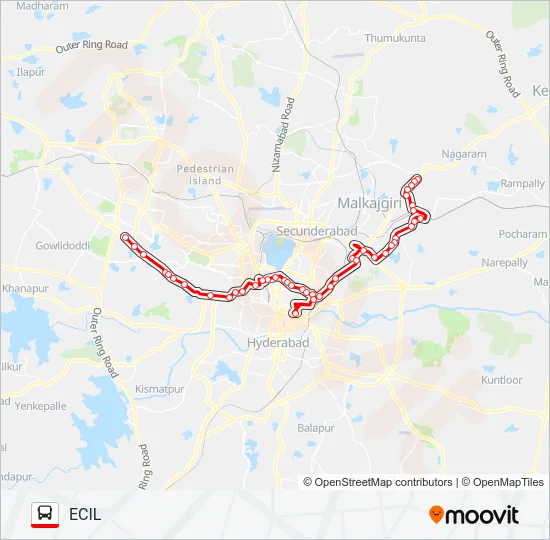 6HW Bus Line Map