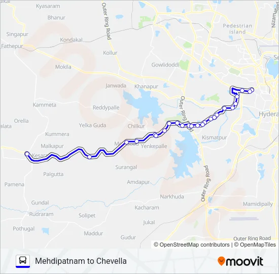 515 EXPRESS Bus Line Map