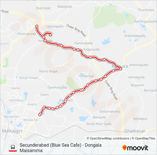 242DM Bus Line Map