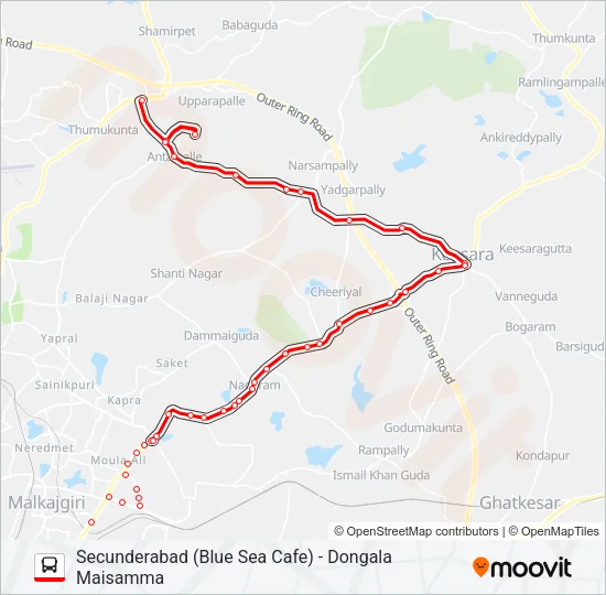 242DM Bus Line Map