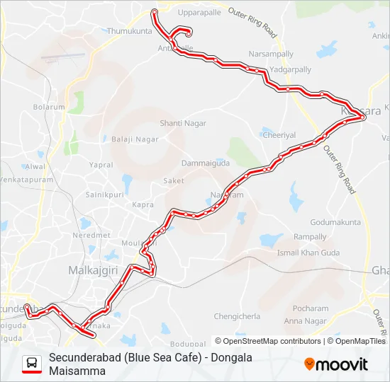 242DM Bus Line Map