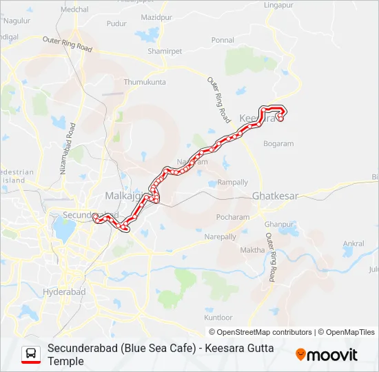 242 Bus Line Map