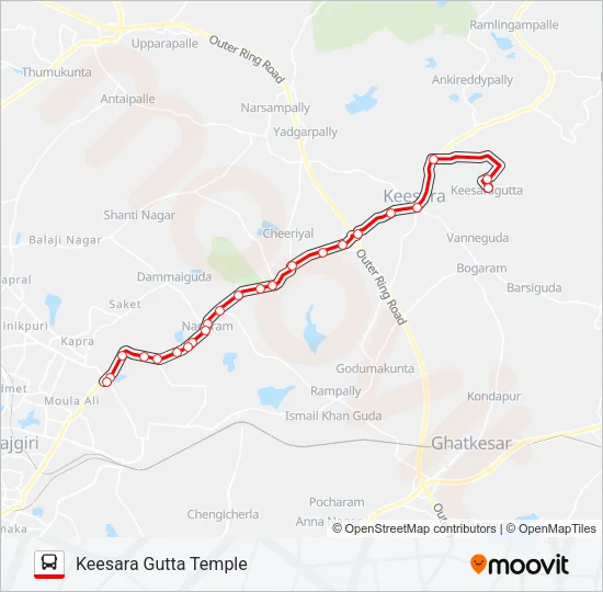 242 Bus Line Map