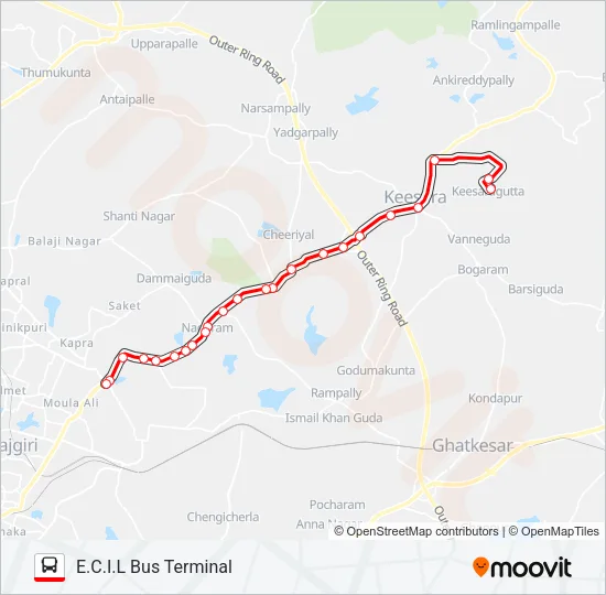 242 Bus Line Map