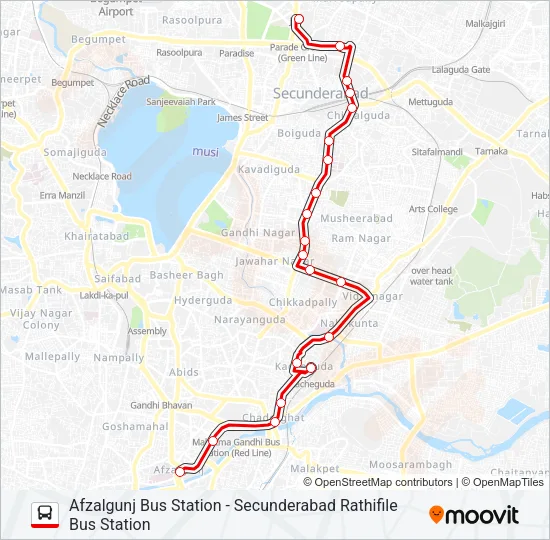 2 Bus Line Map